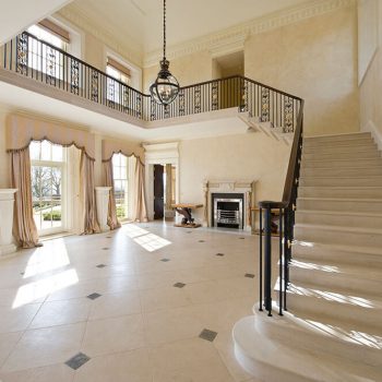 Cantilever-Staircase-in-Moca-Creme-Limestone