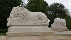 Sleeping-Lion-in-Massangis-Limestone
