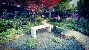 Contemporary-straight-carved-garden-bench
